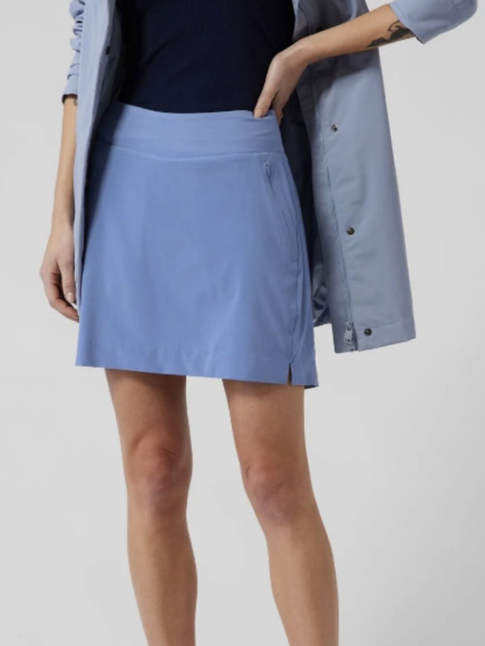 NWOT Athleta Soho Skort EUC Blue Size 0